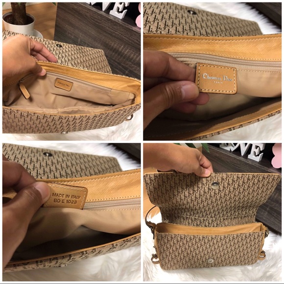 CHRISTIAN DIOR VINTAGE MONO SHOULDER SMALL BAG - Picture 8 of 8